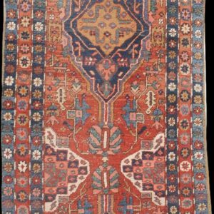 3'2x9'10 ANTIQUE PERSIAN HEREZ RUNNER